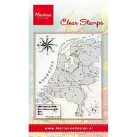CS0911 Clear stamp maps of Holland